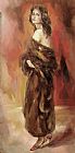 Anna Razumovskaya Canvas Paintings - Lady in Fur